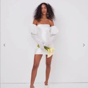 For Love and Lemons Hazel Dress in white